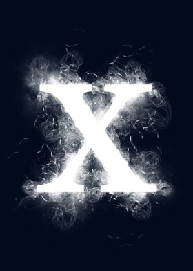 x  small letter smoky 