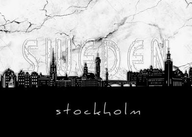 stockholm skyline marble