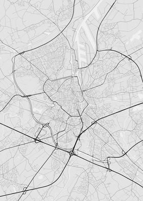 Ghent Belgium Map