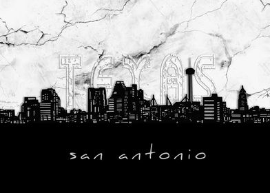 san antonio skyline marble