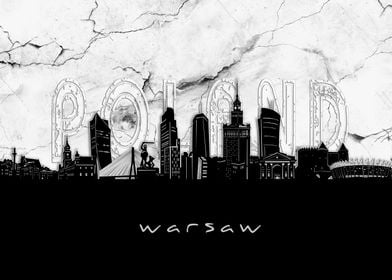 warsaw skyline marble