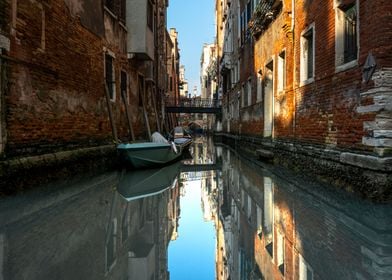 Venice Canal Reflection