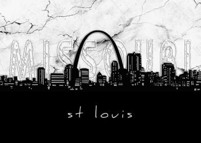 st louis skyline marble