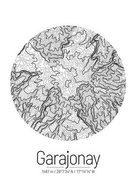 Garajonay Topographic Map