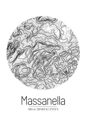 Massanella Topographic Map