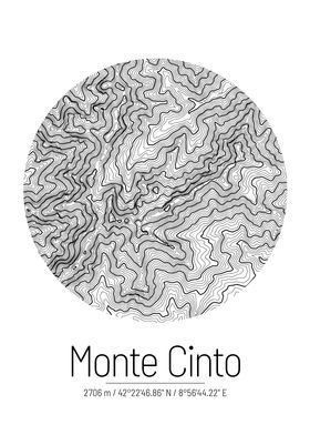 Monte Cinto Topo Map