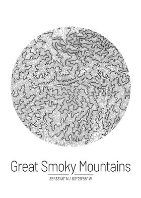 Great Smoky Mountains Map