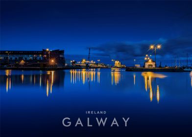 Galway night view