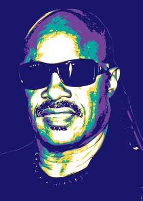 Stevie Wonder Pop Art 