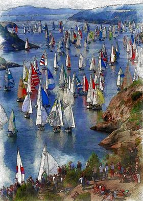 A Spectacle Of Boats