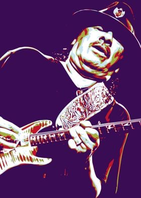 Carlos Santana Pop Art 1