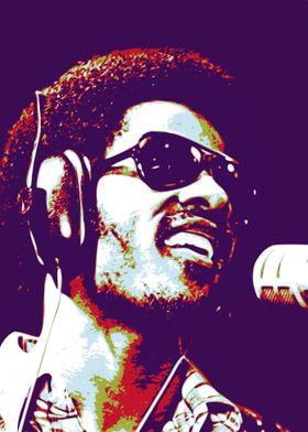 Stevie Wonder Pop Art 4