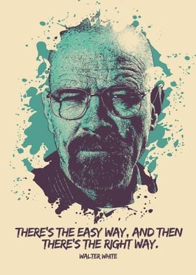 Walter White Quote Poster 