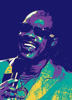 Stevie Wonder Pop Art 3