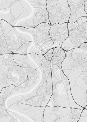 Duisberg Germany Map