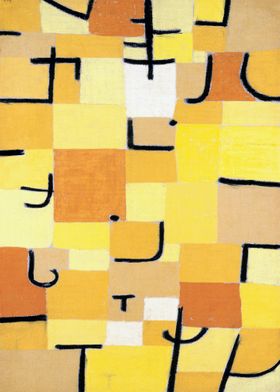 Paul Klee Signs in Yellow