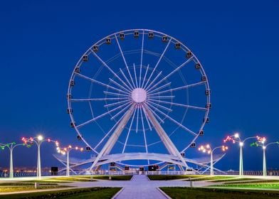 Baku ferris wheel 