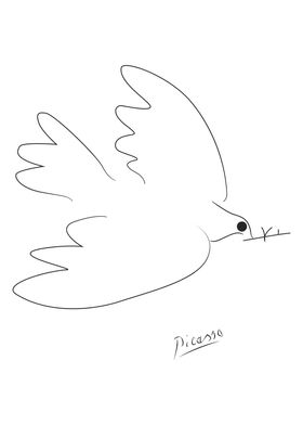 picasso dove lineart