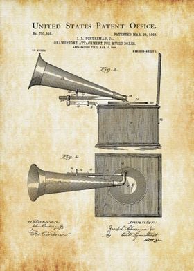 Gramophone Box Patent