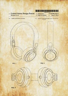 Beats Headphone Patent