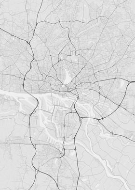 Hamburg Germany Map