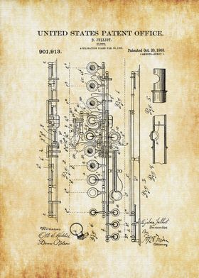 1908 Flute Patent