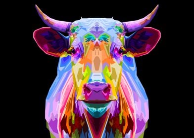 colorful bull 