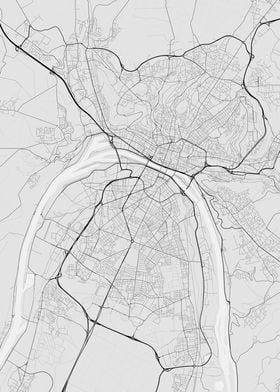 Rouen France Map