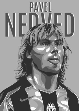 Pavel Nedved BlackWhite