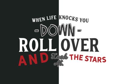 When life knocks you down