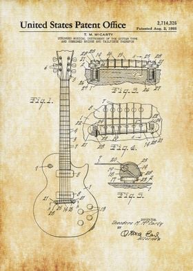 Electric Guitar Patent