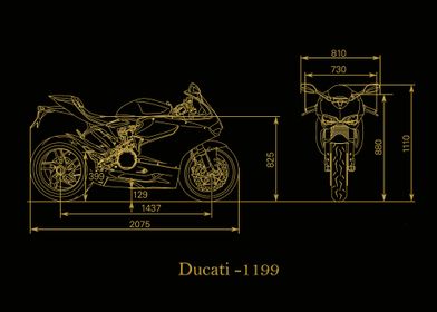 Ducati 1199 2012 gold