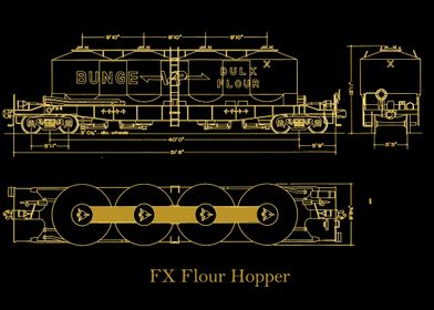 FX Flour Hopper gold  