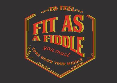 fit as a fiddle