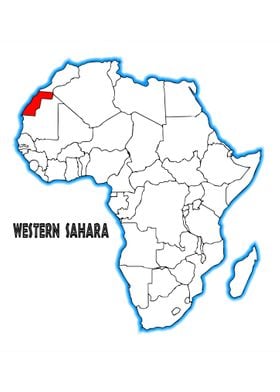 Western Sahara Map