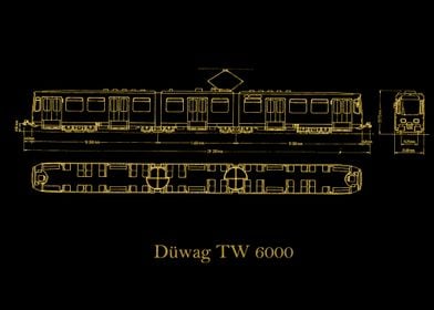 Duwag TW6000gold blueprint