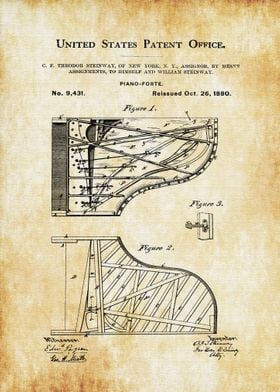 Steinway 1880 Piano Forte