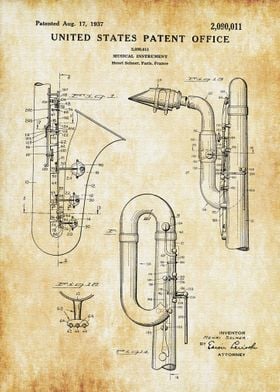 Saxophone Patent