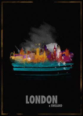 London Cityscape Splash