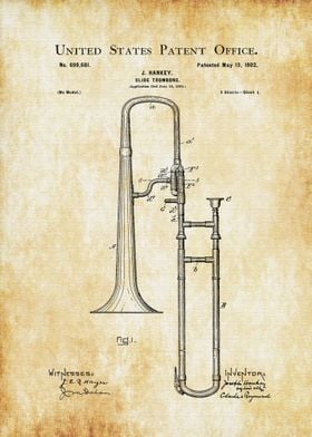 Slide Trombone Patent