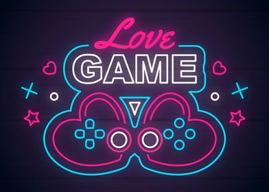 Love Game Neon