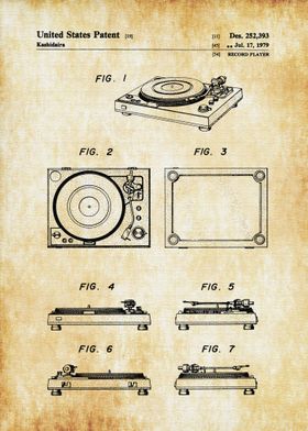 Record Player Patent