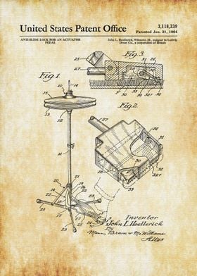 Hi Hat Stand Patent 1964