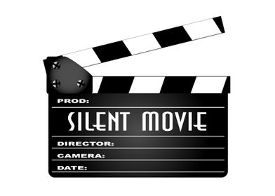 Silent Movie Clapperboard