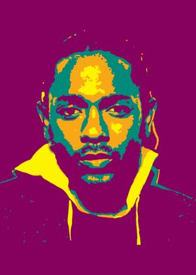 Kendrick Lamar Pop Art2