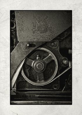 Typesetting machine detail