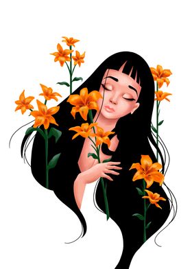 Blooming girl