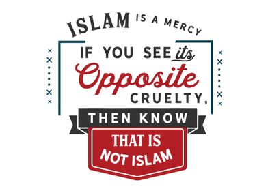 islam is a mercy