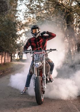 Supermoto Burnout