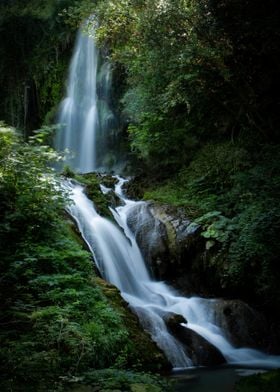 Waterfall Forest Nature